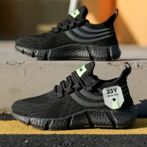Men Casual Sneakers Summer Breathable Sport Shoes Lightweight Outdoor Mesh Running Shoes Athletic Jogging Tenis Walking Shoes - Image 3