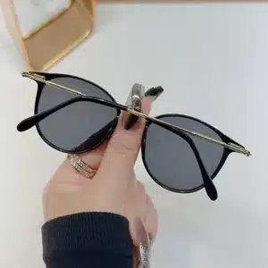 New Round Vintage Sunglasses Women Retro Luxury Brand Designer Sun Glasses For Women's Sunglass Oculos De Sol Shades UV - Image 3