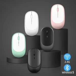 Wireless Mouse Rechargeable Mouse Gamer Dual Modes Bluetooth-compatible 2.4G USB Mice For Laptop Pad Tablet PC Macbook Mause - Image 7