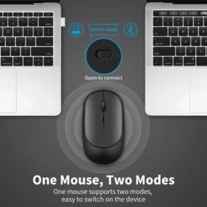 Wireless Mouse Rechargeable Mouse Gamer Dual Modes Bluetooth-compatible 2.4G USB Mice For Laptop Pad Tablet PC Macbook Mause - Image 4