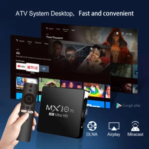 android tv box decoder 2024 4k android 13 mx10 f1 digital wholesale onn certificado smart android tv box - Image 2