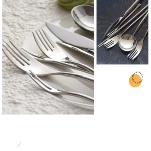 304 Stainless Steel Mirror Tableware, Western-style Knife, Fork and Spoon Set, Inposing Artifacts Household, Simple Design - Image 5