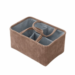 1pc Large Bohemian Storage Basket - Multi-Compartment Organizer for Baby Clothes, Toys & Home Decor - Image 7