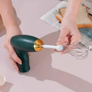 Electric mixer, handheld milk frother, 3-speed egg beater, portable jam, dessert, cake, cream maker, household kitchen mixer - Image 5
