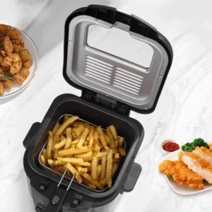 Electric Fryer Fried Dough Sticks Commercial Large Capacity Small Deep Frying Pan Removable Liner Chicken Chop Fries - Image 4