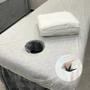 10pcs Disposable Bed Cover For Beauty Salon Open Hole Spa Massage Soft Bed Sheets Non-woven Fabric Breathable Elastic Bedspread - Image 6