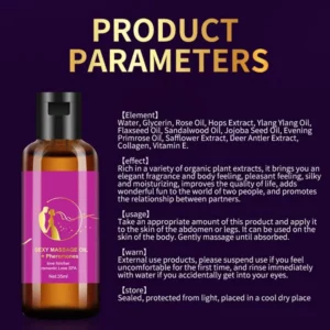 35ml Purple Charming Massage Oil Sexy Men Women Massage Essential Oil Natural SPA Reduce Stress Relaxing Fun And Romantic Oil - Image 7