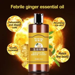 Ginger Slimming Oil Lymphatic Drainage Anti Aging Plant Slim Metabolism Essential Full Oil Promote Massage Body Oils Y2Q7 - Image 7