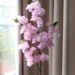 Simulated Flower Cherry Blossom Branch Wedding Living Room Floor Decoration Flower Soft Decoration Flower - Image 5