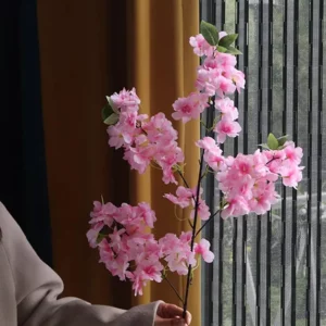 Simulated Flower Cherry Blossom Branch Wedding Living Room Floor Decoration Flower Soft Decoration Flower - Image 6