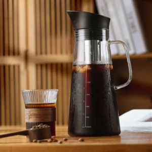 BINCOO 1500ML Cold Brew Coffee Maker with Removable Stainless Steel Filter, Home Cold Brew Coffee Iced Tea Maker & Fruit Pitcher - Image 5