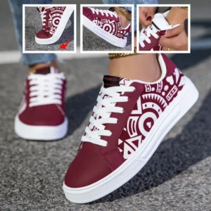 HKDQ Graffiti Unisex Sneakers Lightweight Men's Skate Shoes Casual Sneaker for Men Women Red Skateboard Shoes Man Sports Shoes - Image 1