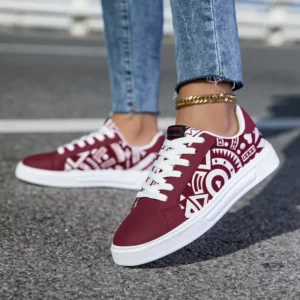 HKDQ Graffiti Unisex Sneakers Lightweight Men's Skate Shoes Casual Sneaker for Men Women Red Skateboard Shoes Man Sports Shoes - Image 2