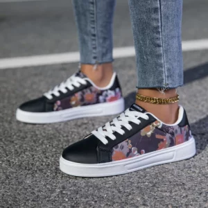HKDQ Graffiti Unisex Sneakers Lightweight Men's Skate Shoes Casual Sneaker for Men Women Red Skateboard Shoes Man Sports Shoes - Image 5