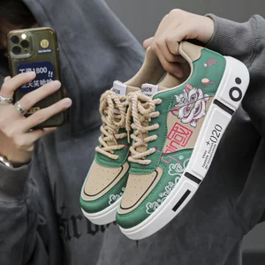 2024 spring new boys' shoes Chinese casual fashion shoes men's board shoes junior high school students low top shoes - Image 3