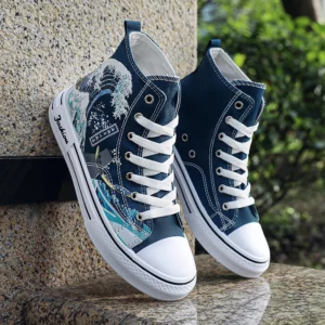 Mens Board Shoes 2025 Fashion New Mesh Breathable Anti Slip Student Walking Shoes Street Trend Low Top Sneakers for Man - Image 5