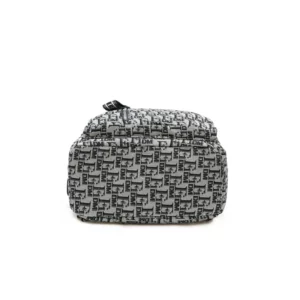 Texture trend preparation jacquard fabric vintage letter-printed women's backpack, lightweight all-match travel backpack - Image 6