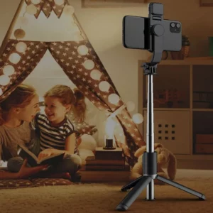 Xiaomi Selfie Stick 1045mm With Wireless Bluetooth LED Fill Light Extended Tripod With Remote Shutter For Android IOS Cellphone - Image 4