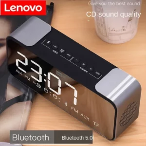 Lenovo L022 Bluetooth Speaker Super Heavy Subwoofer High Sound Quality Cute Mini Speaker Dual Alarm Clock Function Wholesale - Image 4