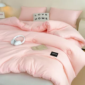 New High Quality Fluffy Warm Duvet Insert Solid Color Autumn Winter Thickened Comforter Skin-friendly Soft Quilted Quilt for Bed - Image 4