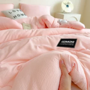 New High Quality Fluffy Warm Duvet Insert Solid Color Autumn Winter Thickened Comforter Skin-friendly Soft Quilted Quilt for Bed - Image 5
