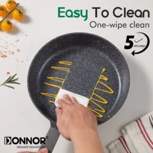 DONNOR Kitchen Cooking Set 12 Pcs Pots and Pans Set Non-toxic Healthy Pots and Pans Set Non Stick Saucepans Steamer Set - Image 4