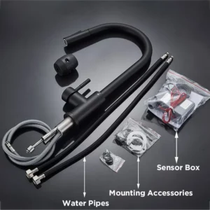 Pull Out Sensor Black Kitchen Faucet Sensitive Touch Control Faucet Mixer For Kitchen Touch Sensor Kitchen Mixer Tap - Image 6