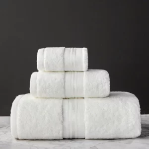 High Quality Long-staple Cotton Bath Towel Set Solid Color Thicken Bathroom Towel Set Soft Comfortable - Image 5