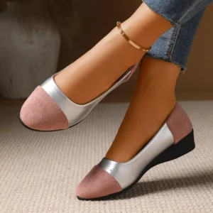 Fashionable Colour-Blocking Plus-Size Women's Shoes Versatile, Lightweight and Comfortable Casual Footwear Size 43 - Image 2
