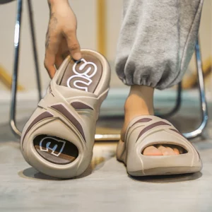 Flip-flops for Men Wear Seaside Beach Slippers In Summer Light Soft Sole Leisure Outdoor Sports Style Men's Sandals - Image 5
