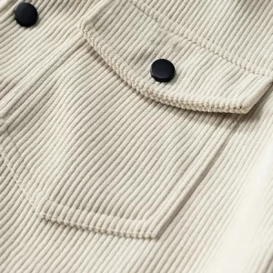 The 2025 new autumn corduroy jacket for men with a lapel, a trendy Japanese style loose coat - Image 5