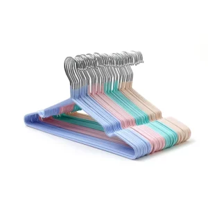 10pcs- Metal Traceless No-slip Clothes Hangers, Durable Strong Clothes Racks, Household Space Saver For Organization Of Bedroom, - Image 4