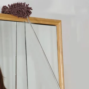 Telescopic Lengthen Duster Microfiber Chenille Home Stainless Removal Steel Dust Brush Ceiling Clean Multifunction - Image 2
