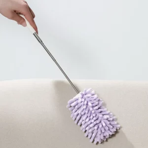 Telescopic Lengthen Duster Microfiber Chenille Home Stainless Removal Steel Dust Brush Ceiling Clean Multifunction - Image 6