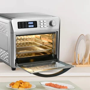 220V 26L Large Capacity Household Oil-free Healthy Digital Fryer Oven Multi-function Stainless Steel Smart Air Fryer Oven - Image 3