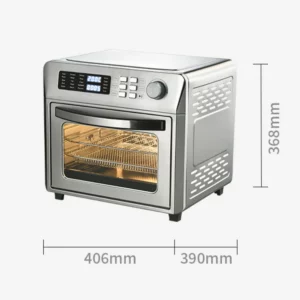 220V 26L Large Capacity Household Oil-free Healthy Digital Fryer Oven Multi-function Stainless Steel Smart Air Fryer Oven - Image 4