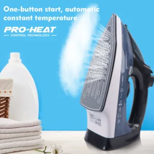 110 or 220V Electric Steam Iron for Clothes With Non-stick Soleplate For Home Use, Automatic Shut-off, Ceramic Soleplate - Image 6