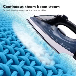 110 or 220V Electric Steam Iron for Clothes With Non-stick Soleplate For Home Use, Automatic Shut-off, Ceramic Soleplate - Image 5