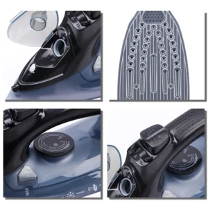 110 or 220V Electric Steam Iron for Clothes With Non-stick Soleplate For Home Use, Automatic Shut-off, Ceramic Soleplate - Image 7
