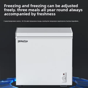 First-class Energy Efficiency Small Freezer Household Small Full Freezer Refrigerated Dual-purpose Mini Frost-free Freezer - Image 2