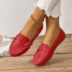 2024 Womens Leather Loafers Shoes Daily Womens Flats Ladies Shoes Female Spring Moccasins Casual Slip on Shoes Womens Loafers - Image 7