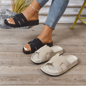 Summer Women Slippers Fashion Lightweight Comfortable Open Toe Sandals Anti-slip Designer Shoes Beach Flat Slippers Slides Women - Image 4