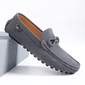British Style Fashionable Red High-end Banquet Dress Shoes Men's Commuting Driving Work Loafer for Men's Anti Slip Shoes - Image 3