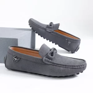 British Style Fashionable Red High-end Banquet Dress Shoes Men's Commuting Driving Work Loafer for Men's Anti Slip Shoes - Image 4