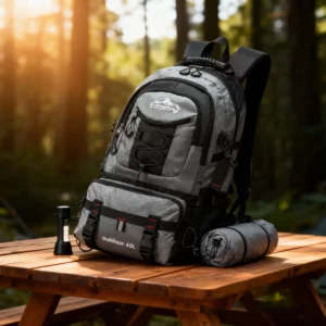 Unisex hiking backpack, large capacity outdoor sports travel bag, backpack, breathable and durable for climbing - Image 4