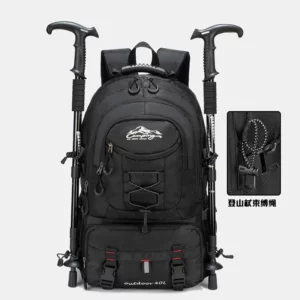 Unisex hiking backpack, large capacity outdoor sports travel bag, backpack, breathable and durable for climbing - Image 6