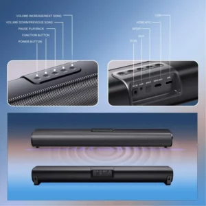2.1 Channel TV Optical Bluetooth Speaker Home Theatre Wireless 3D Surround Soundbar Support HDMI/AUX/RCA/USB Connect with Remot - Image 3