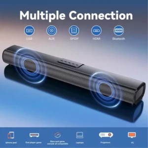 2.1 Channel TV Optical Bluetooth Speaker Home Theatre Wireless 3D Surround Soundbar Support HDMI/AUX/RCA/USB Connect with Remot - Image 4