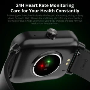 COLMI P81 Voice Calling Smart Watch Ultra 1.9 inch Screen 24H Health Monitor 100+ Sports Modes, Bluetooth Smartwatch Men Women - Image 4