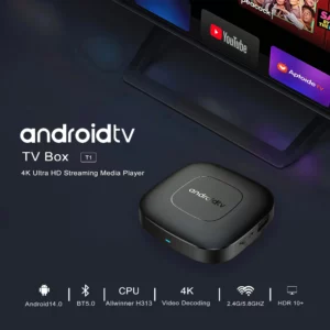 Android13 Smart Home Theater TV Box AllwinnerH313 Google Assistant Netflix Streaming Bluetooth Media Player 2G16G 2.4G5G Wifi T1 - Image 5